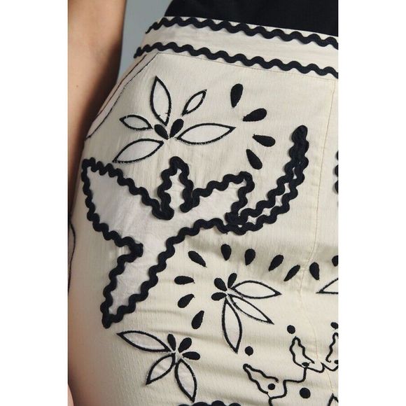 New Anthropologie Tiered Mermaid Skirt Size 4 - Picture 3 of 8